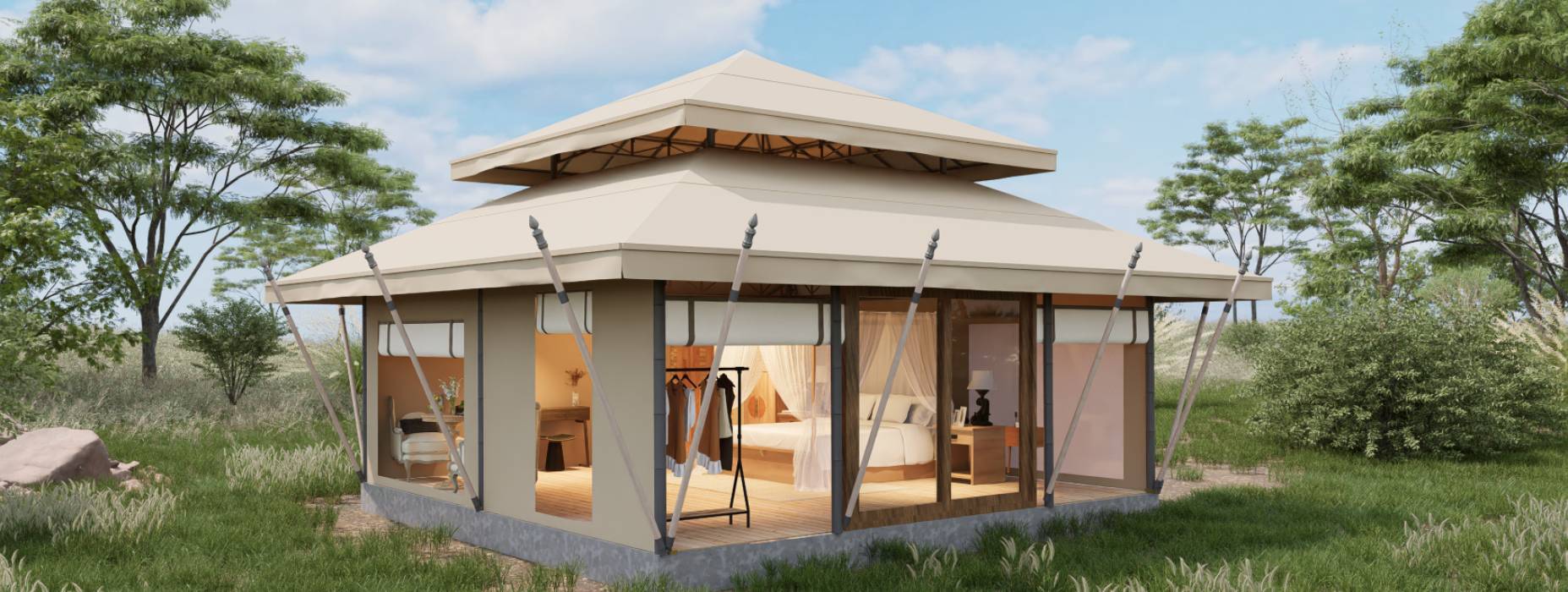 宁安市户外野奢帐篷